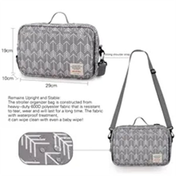 

multifunctional maternity mother baby organizer stroller bags large capacity mommy travel bag mummy bag waterproof diaper bag a2, Black