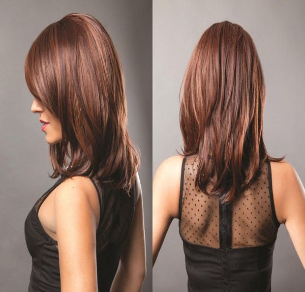 

xt725 long wavy wig for black and white women natural brown hair heat resistant synthetic pelo high fiber wigs9126990