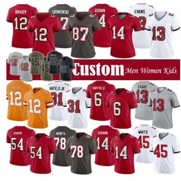 

6 baker mayfield tom brady buccaneeres football jersey mike evans devin white chris godwin kyle tampas bayes trask antoine winfield jr. carl