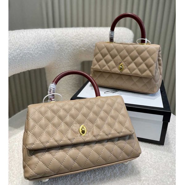 

luxury women's fashion hand bags brand small lingge chain caviar fla calfskin bag women genuine leather mini handbags crossbody handbag