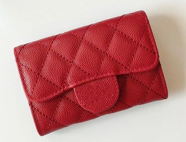 

fashion business card holder caviar women's making ringer mini wallet colorful genuine leather eggstone luxury black box walle making r, Brown;gray