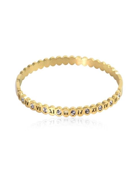 

2022 stainless steel bracelet 18k metal fashion bangles jewelry luxury designer fashion african for women femme gift 5117373, Black