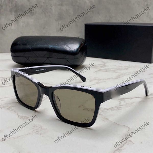 

xiao xiang family glasses xiaoxiangjia ch5417 star net red same letter frame sunglasses small box female, White;black