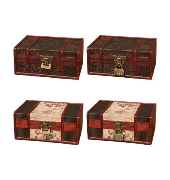

jewelry pouches bags vintage wooden storage box handmade wood handcarved jewellery for women men jewel home decor accents5537590, Pink;blue