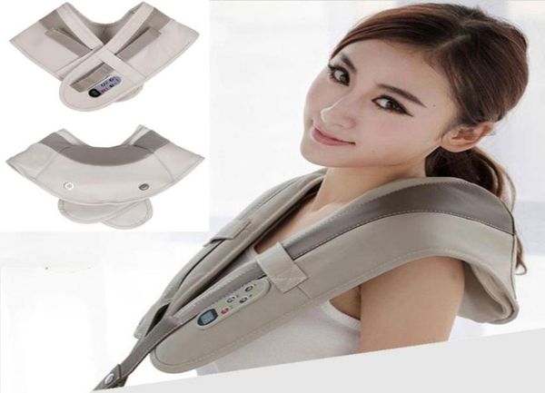 

household multifunctional shawl neck massage shawl cervical back device body massaging neck pillowws 10pcslot dhl1405217
