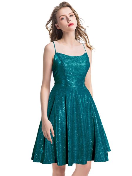 

short homecoming dresses spaghetti strapless satin backless lace-up party gowns princess plus size mini birthday prom graudation cocktail pa, Blue;pink