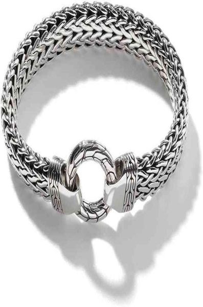 

john hardy men039s quotclassic chainquot sterling silver 11mm chain bracelet with lobster clasp9501637, Black