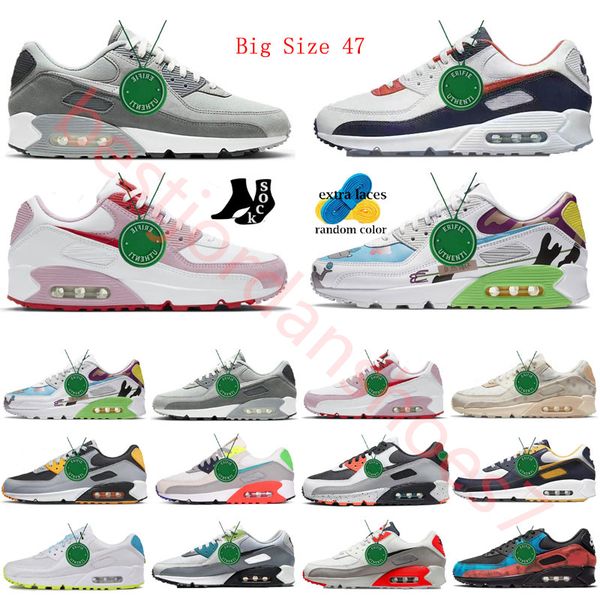 

casual shoes 90 men women max black white unc red runner wolf grey spring green infrared outdoor total laser blue hyper royal medium grey tr