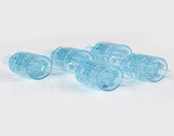 

5 needles tip negative pressure cartridge for ez vacuum mesotherapy gun skin care beauty tool 100pcslot dhl8340207, Black;white