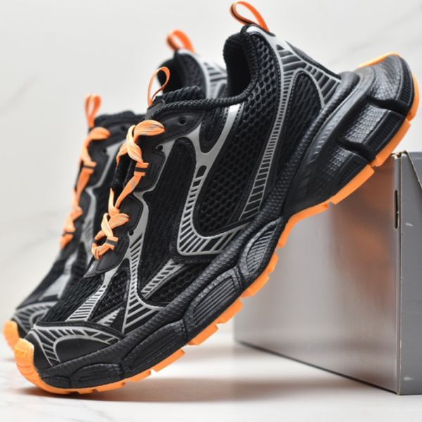 

21ss designer casual shoes platform sneakers men women runner kith four.cololr luxury sole royal neon oreo trainers jogging walking fashion, Black