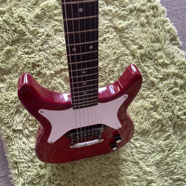 

custom sg 400 wine electric guitar with chromium hardware & 2 pickups