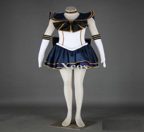 

sailor moon sailor pluto halloween cosplay costumes cotton polyester meiou setsuna halloween5419084, Black