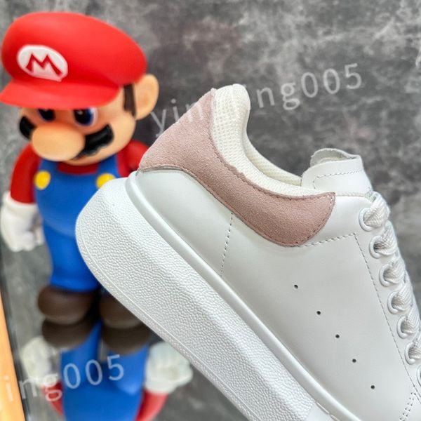 

new luxurys designer woman shoes leather lace up men fashion platform oversized sneakers white black mens womens alexanders xsd221101