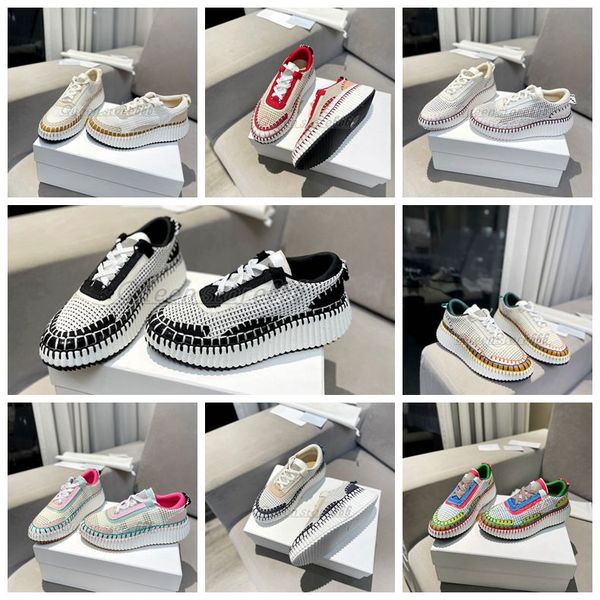 

nama sneakers designer women casual shoes new pattern postage canvas rainbow sneaker running sports shoe fashion trainer size 35-42, Black