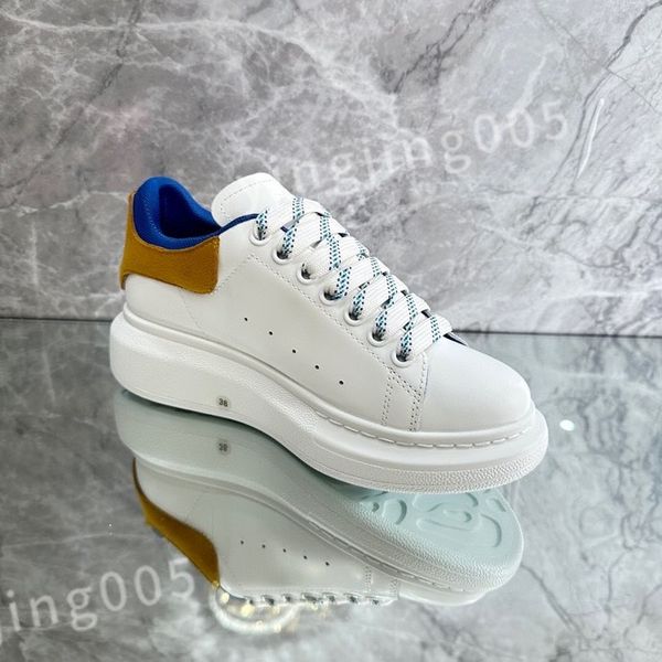 

2023 new luxury designer woman shoes leather lace up men fashion platform oversized sneakers white black mens womens alexanders xsd221101
