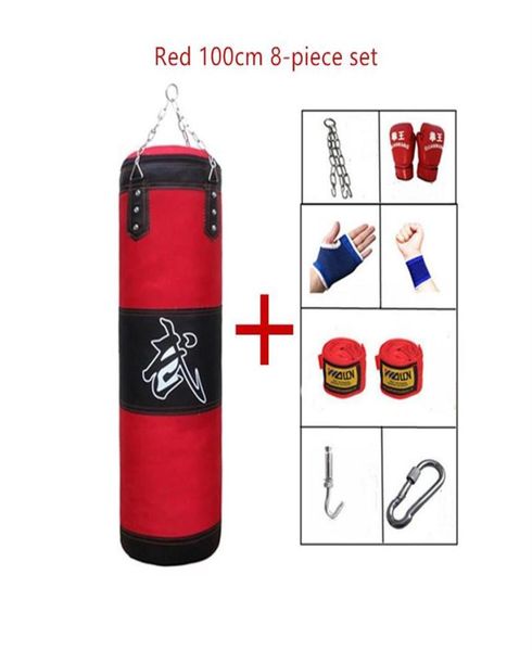 

empty boxing sandbag home fitness hook hanging kick punching bag training fight karate punch muay thai sand250l9485098