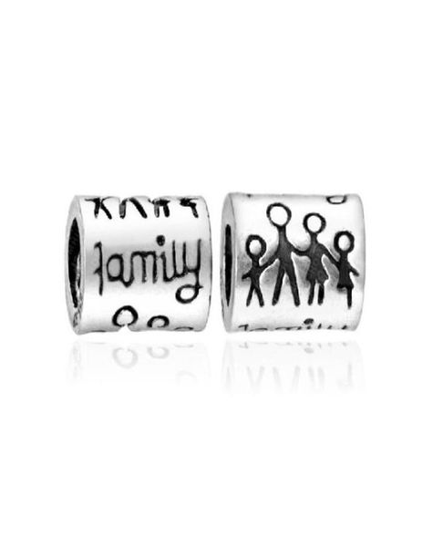 

replacement alloy charm bead family together fashion women jewelry stunning design european style for diy bracelet necklace panza06063913, Bronze;silver