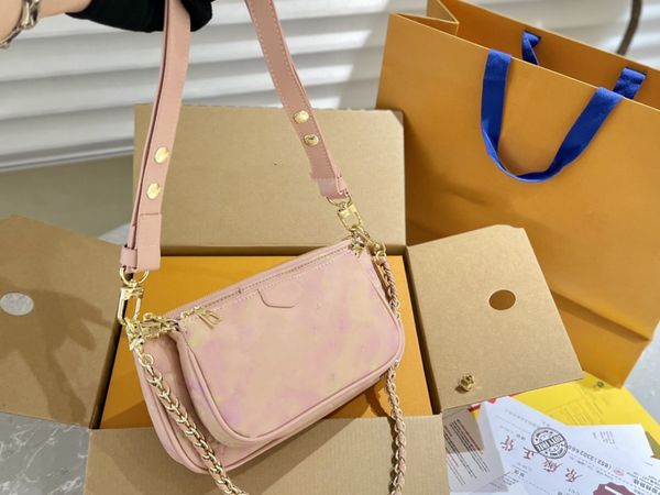

women bags star sky gradient three in one mahjong bag multi pochette accessoires fashion shopping satchels shoulder bag crossbody messenger