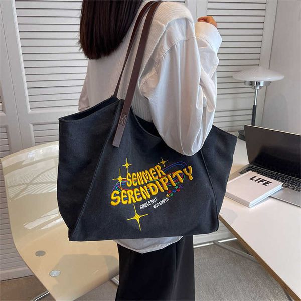 

bags for women with large capacity new high-end tote niche single shoulder bag for class commuting bag portable canvas bag