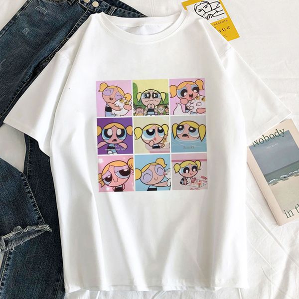 

women's t-shirt japan anime kpop graphic print t-shirt women harajuku aesthetic white casual tshirt korea fashion y2k female t shirt 2