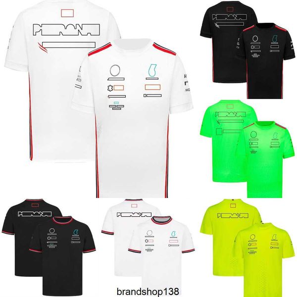 

men's t-shirts formula 1 racing team t-shirt f1 2023 season motorsport casual polo shirt breathable short sleeve jersey summer, White;black