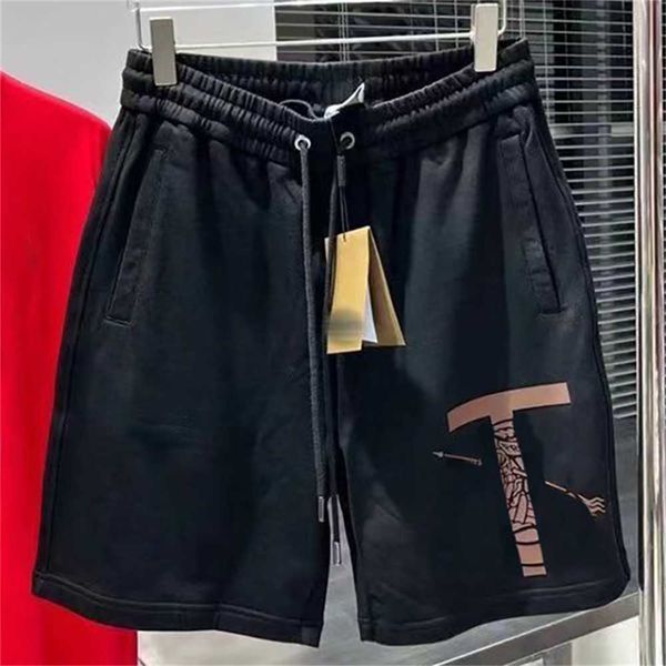 

designer mens cotton shorts pants european and american style brand trend classic simple checkered loose large women's same yks2, White;black