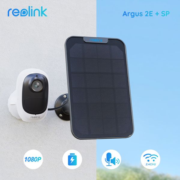 

ip cameras reolink argus 2e battery wifi camera eco 1080p full hd 6x zoom motion detection 2 way audio solar powered security 230712