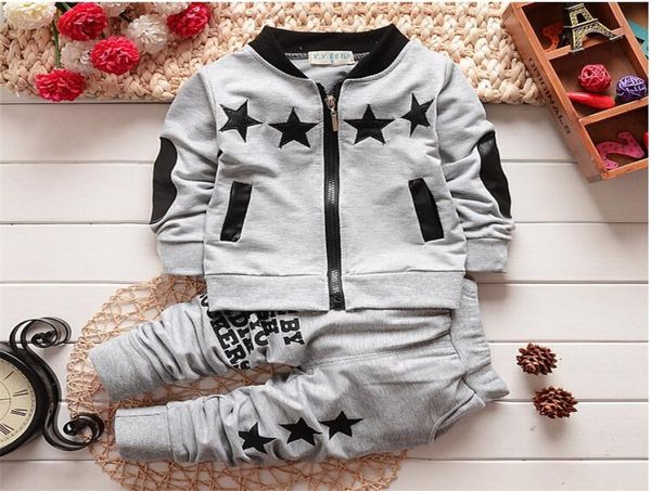 

spring autumn baby clothing sets children boys tracksuits kids sport suits kids long sleeve shirt pants 2pcs set4797610, White