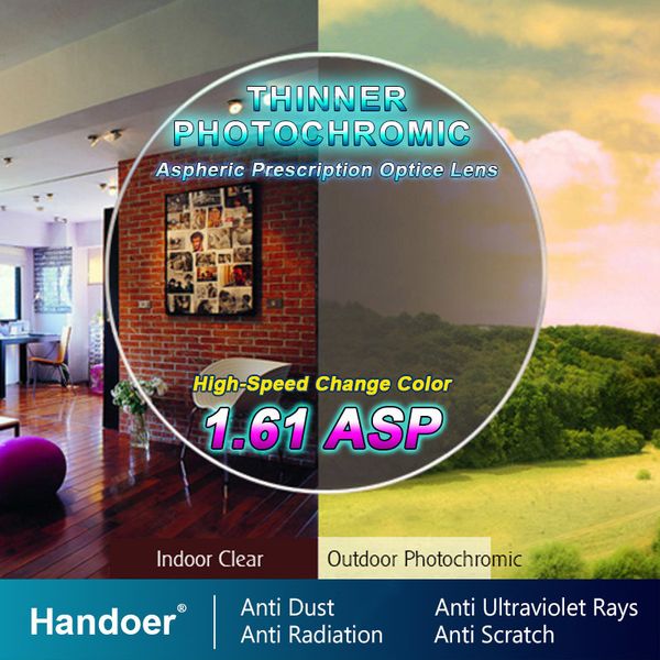 

sunglasses handoer 161 pochromic single vision optical prescription lenses fast color change lightsensitive correction lens 230712, White;black