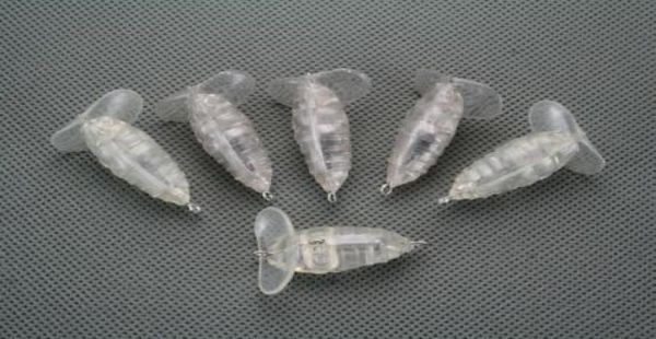 

20pcs unpainted fishing lures jointed crankbait bodies 33g06924565