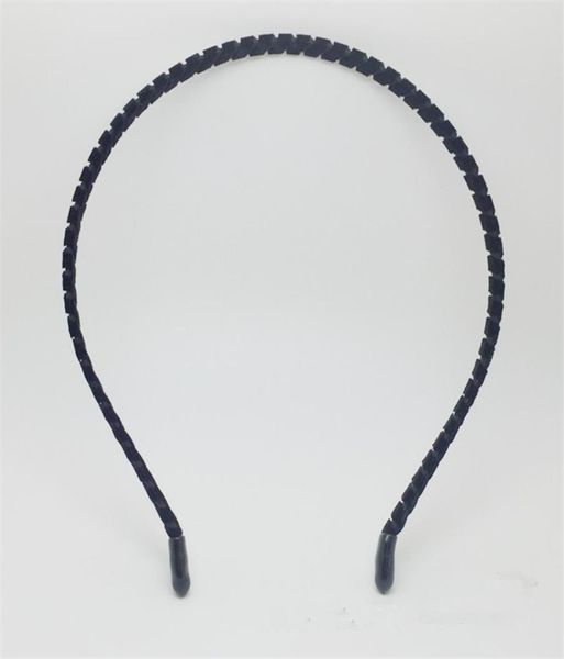 

25pcs 5mm new ribbon covered flannel metal alice band headband hair band aliceband black4329938, Blue;slivery