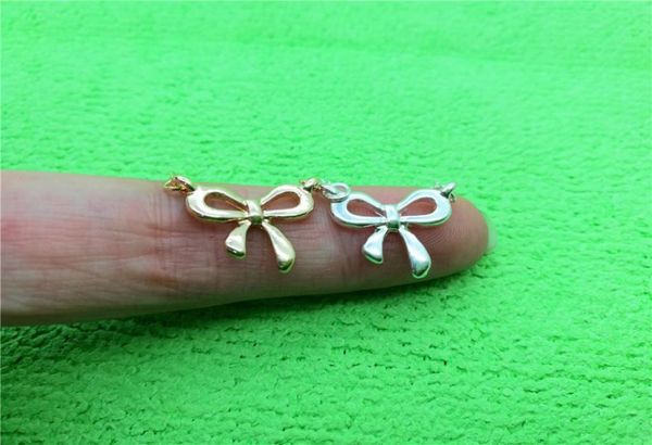 

30pcs fashion bow knot necklace choker bowknot necklace butterfly tied ribbon necklace infinite infinity farfalle necklaces5658011, Silver