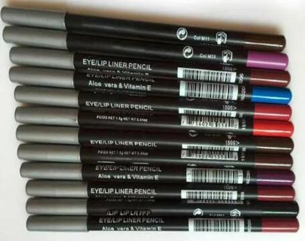 

72 pcs waterproof eyeliner pencil cosmetics twelve different colors selling good lowest makeup lipliner pencil9373265