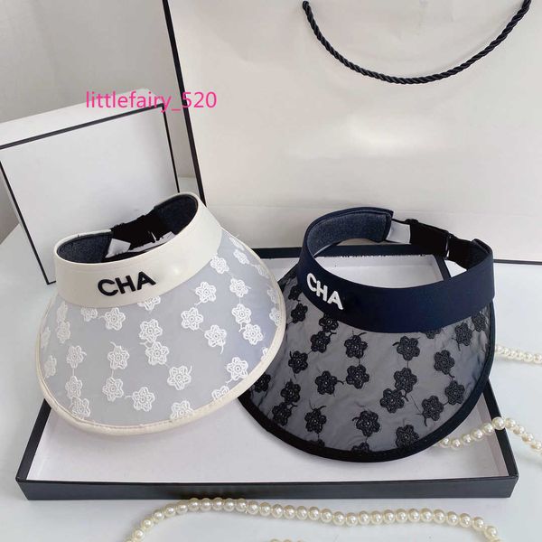 

designer visors ladies visor fashion floral lace bucket hat, Blue;gray