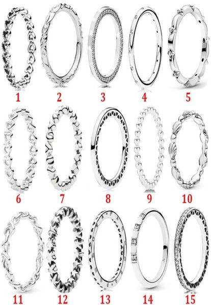 

100% 925 sterling silver fit ring hearts rings elegant love romance jewelry engagement lovers fashion wedding couple for women2674123, Slivery;golden