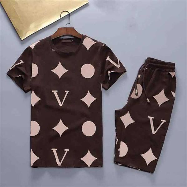 

2021 summer designer mens tracksuits sets jogger sweatshirts sports sporting suit men women short sleeve sweat suits pullover designs spor p, Gray