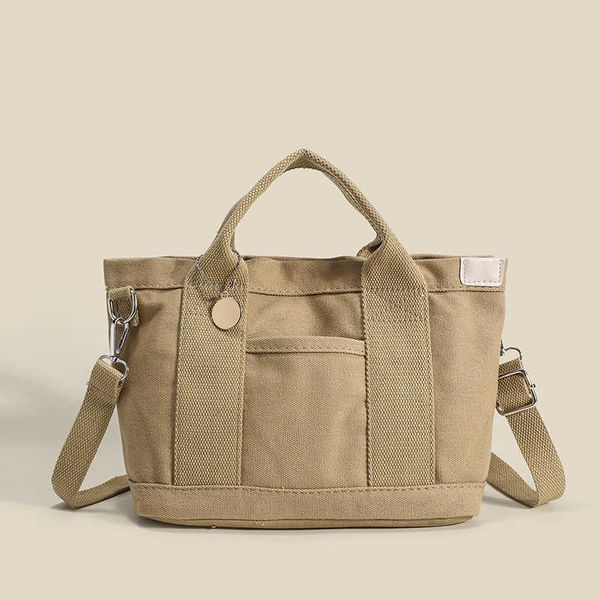 

small versatile canvas handbag women new simple large capacity tote commuter convenience bag fashion