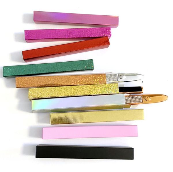 

new glittered soft rectangular box for selfadhesive waterproof eyeliner pen eyebrow brush case eyeliner pen box 4748941