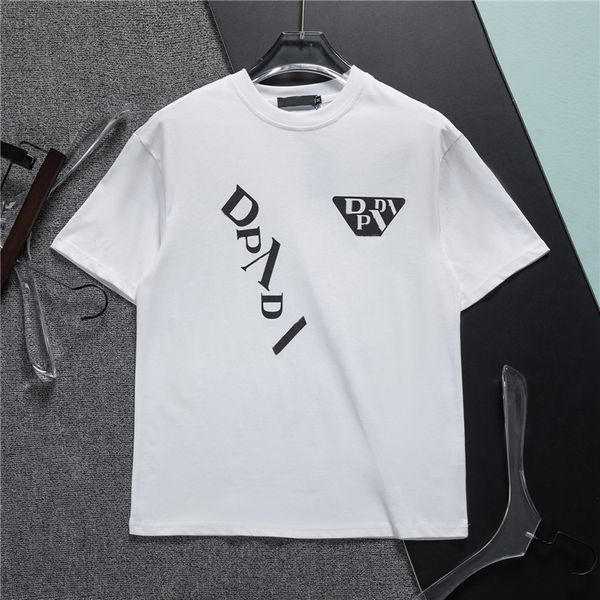 

designer t shirt luxury mens letter shirt t shirt mens fashion printed shirts short sleeve fashion brand designer cotton t shirt woman short, White;black