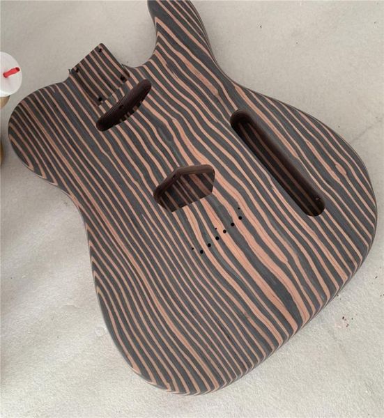 

zebra wood tl guitar body one piece wood body no painting05211605