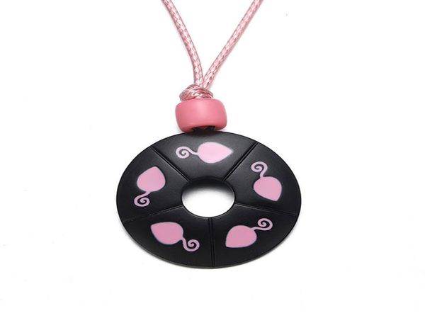 

harong miracle ladybug necklace rope exquisite chat noir kids punk jewelry pink round pendant necklac for girls gift4756779, Silver