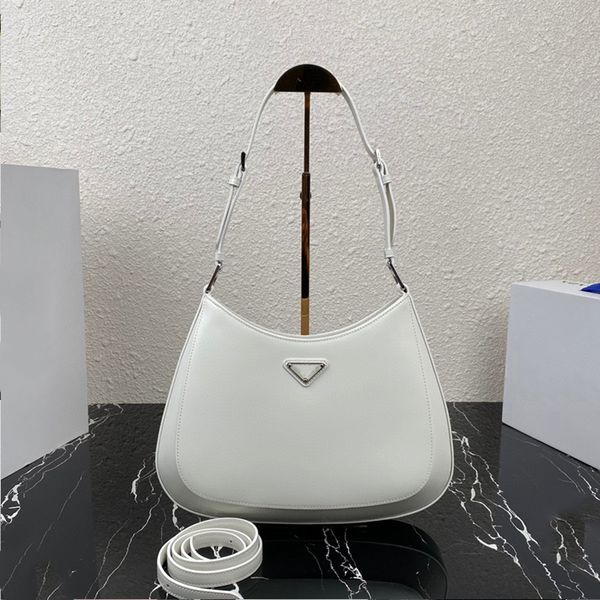 

9a cleo underarm bag shoulder bags designer crossbody bag shiny leather handbag messenger for women fashion crescent bag hobo totes clutch b