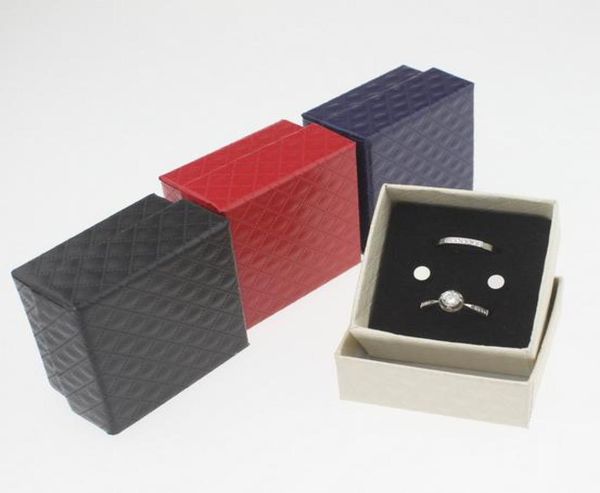 

wedding diamond ring and earring box jewellry gift boxes noble and delicate and 009883, Black;white