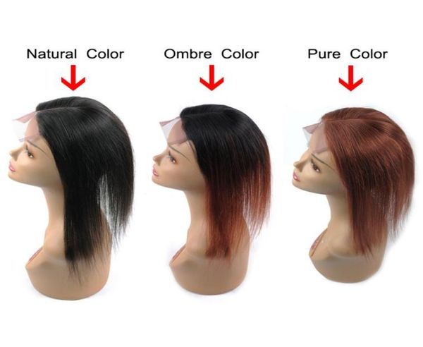 

1018 inch 4x4 straight lace frontal vendors malaysian peruvian brazilian remy human hair weave only closures natural black 33 16725367, Black;brown