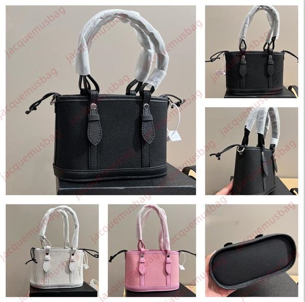 

designer prad bag canvas basket handbag triangle women cylindrical bucket tote bags beach 4a quality underarm clutch wallet hobo purses shop