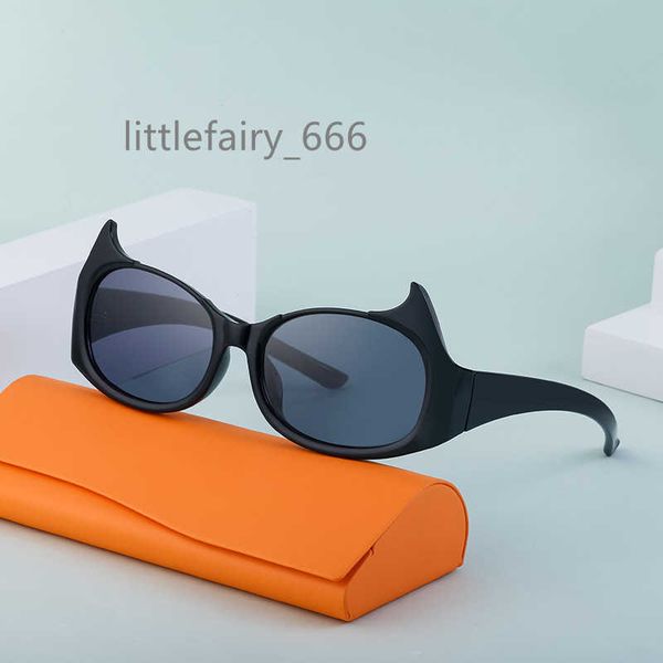 

2023 personality y2k sunglasses men and women's cat eye cycling sunglasses seller shades outdoor sports sunglasses, White;black