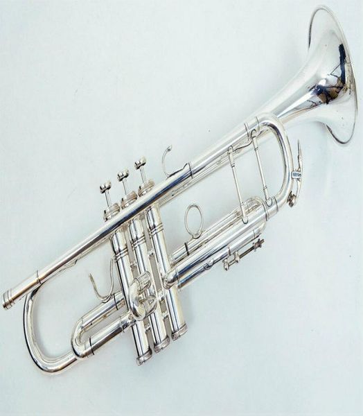 

new trumpet pro king tp 2065 sp trumpet b flat musical instrumentsblue case7469214