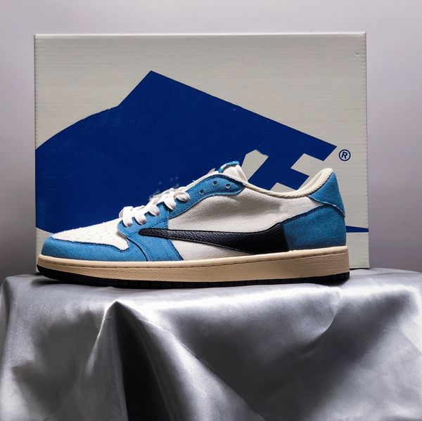 

2023 holidays 1s basketball shoes ts jumpman 1 low black white university blue men women designer sneakers