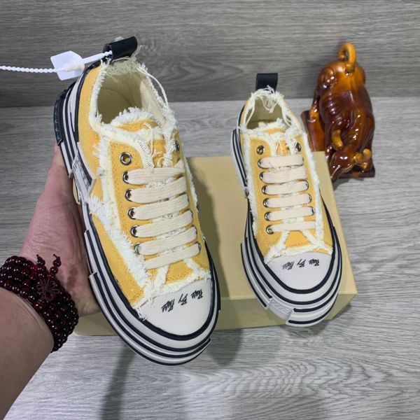 

xvessel wu same beggar shoes for men and women canvas shoes vulcanized cork soled spring lovers' skates