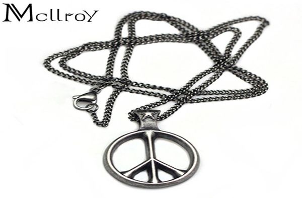 

mcllroy world peace necklace retro silver pendant simple design necklaces for men and women cody sanderson brand9074418